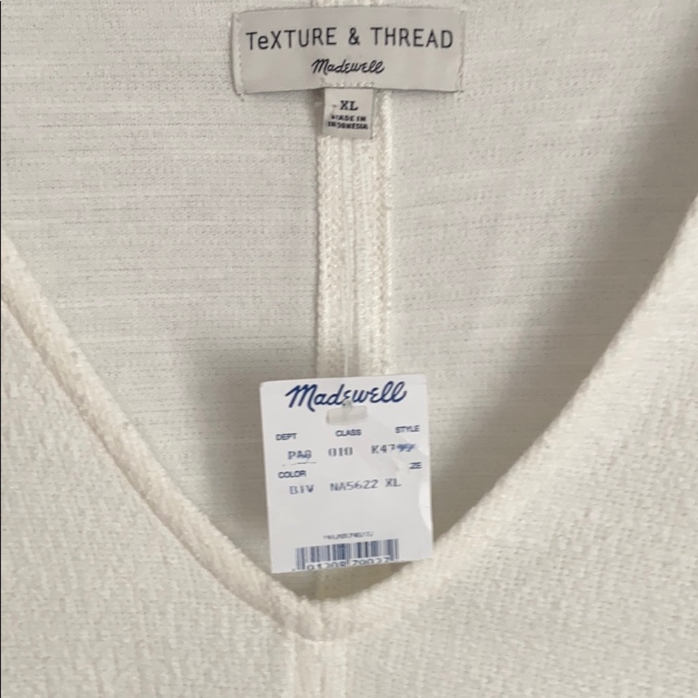 MADEWELL TEXTURE & THREAD  LONG SLEEVE TOP - Picture 5 of 15